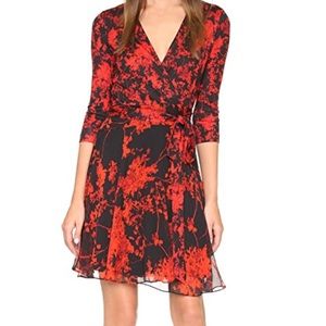 Diane von Furstenberg Irena Chiffon Wrap Dress